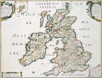 Carte de la Grande-Bretagne et de l